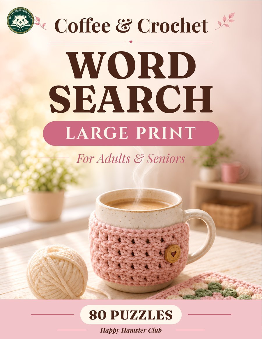 Coffee & Crochet Word Search